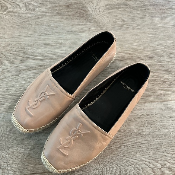 SOLD SAINT LAURENT LEATHER ESPADRILLES - Picture 4 of 7